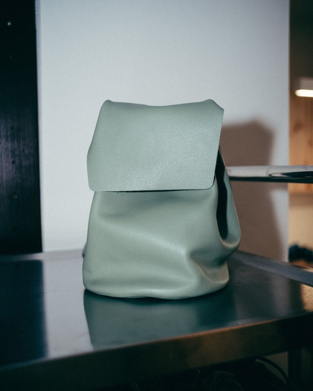Mini Leather Backpack - IRENE (La Bebé)