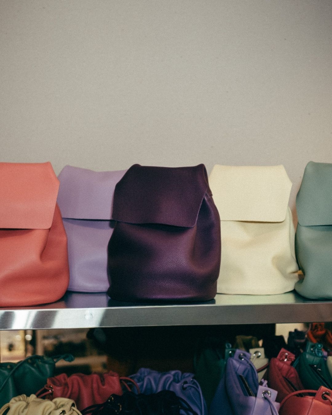 Mini Leather Backpack - IRENE (La Bebé)