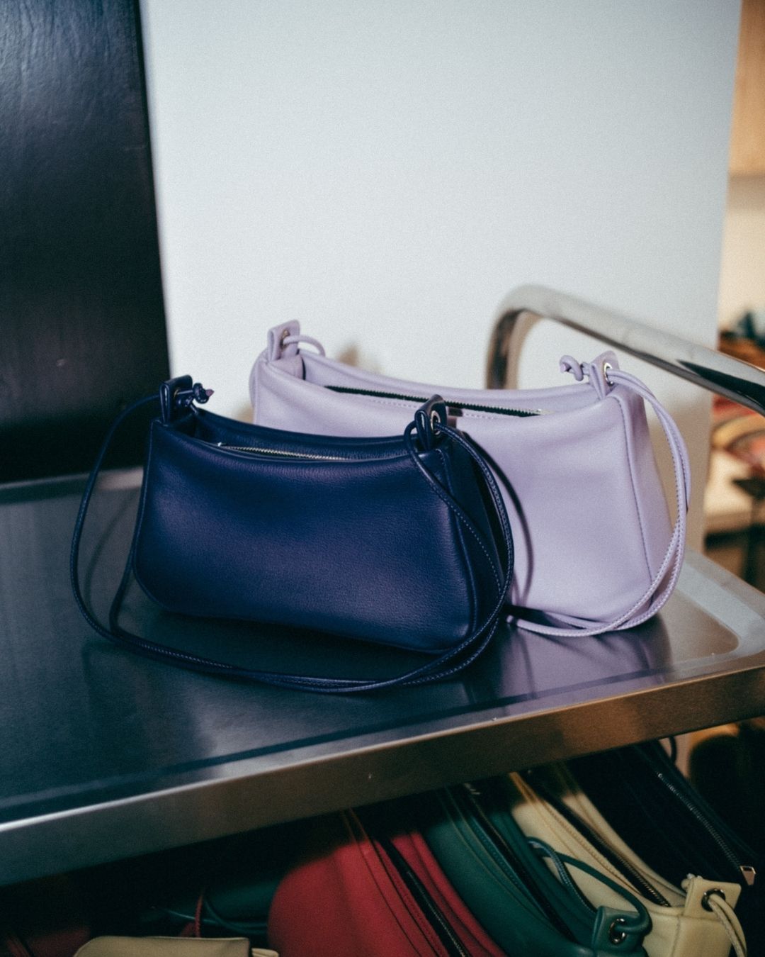 Loli - Bolso mediano en piel con cordón SS26