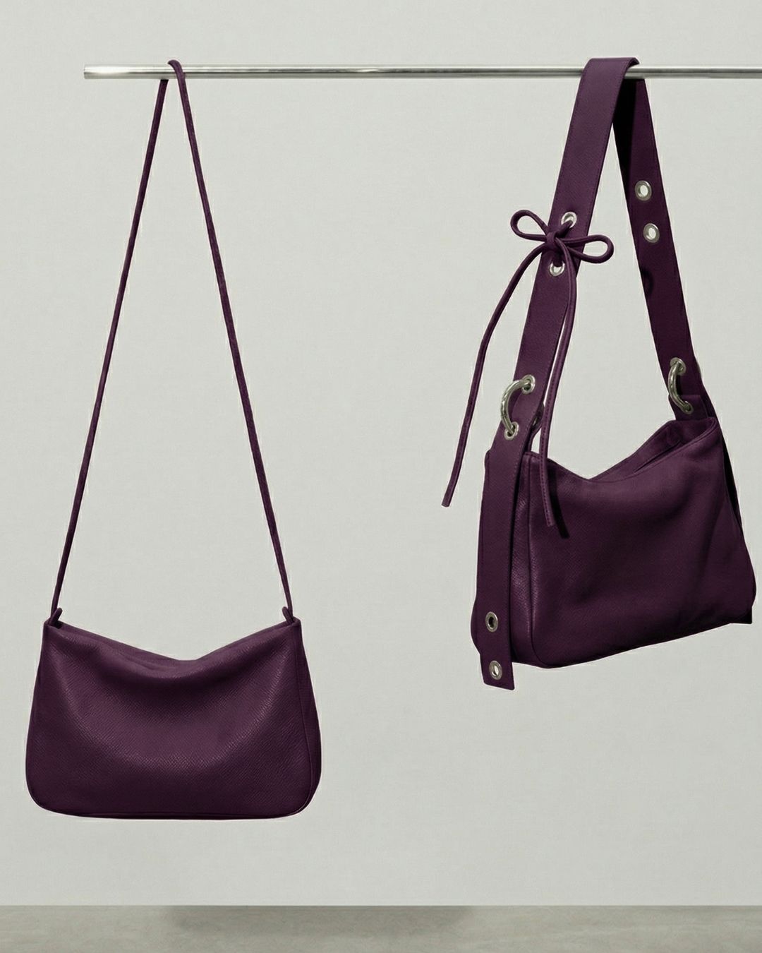 MariLoli - Bolso grande en piel con cordón SS26