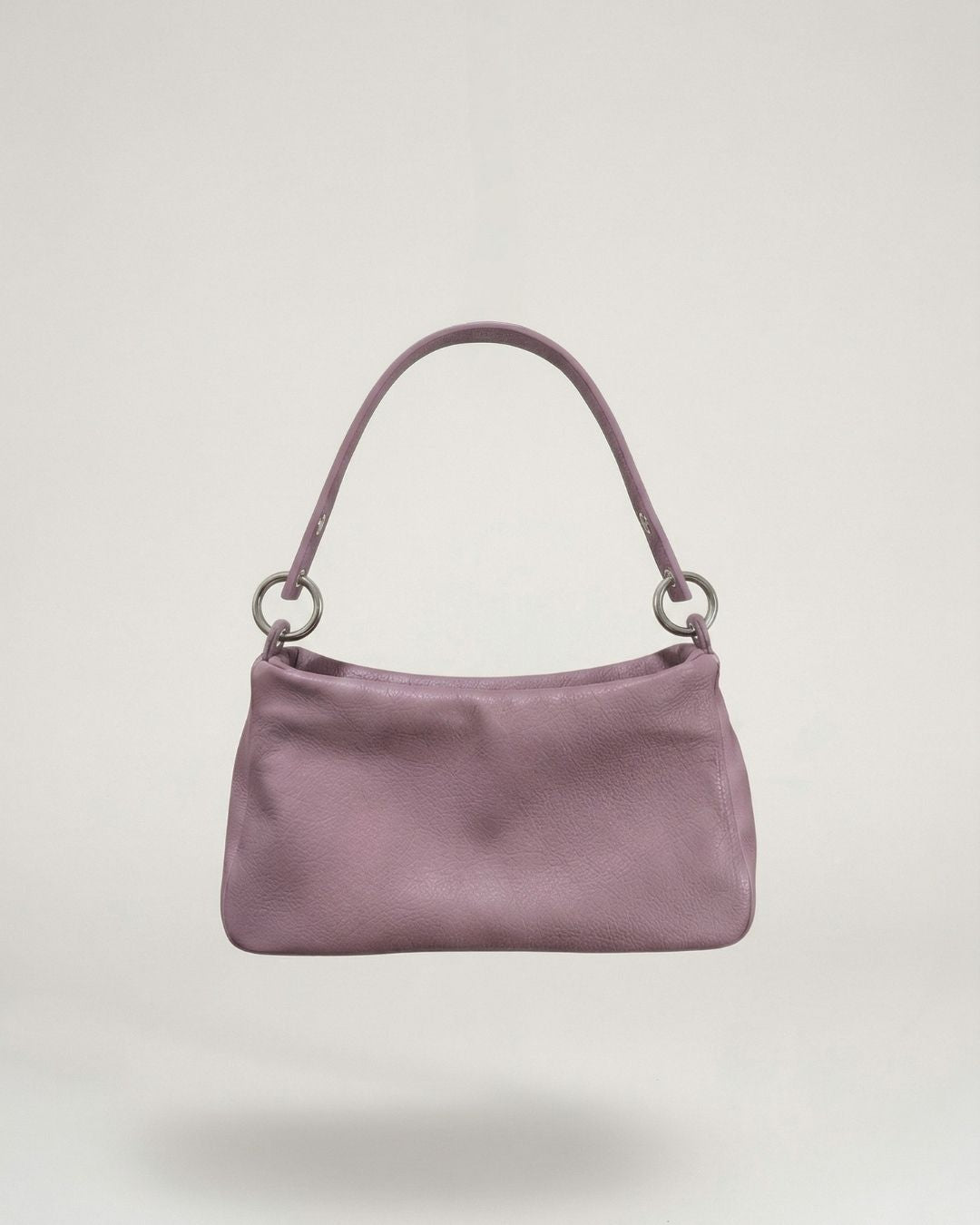 Loli - Medium leather bag with strap and multiposition carabiners SS26