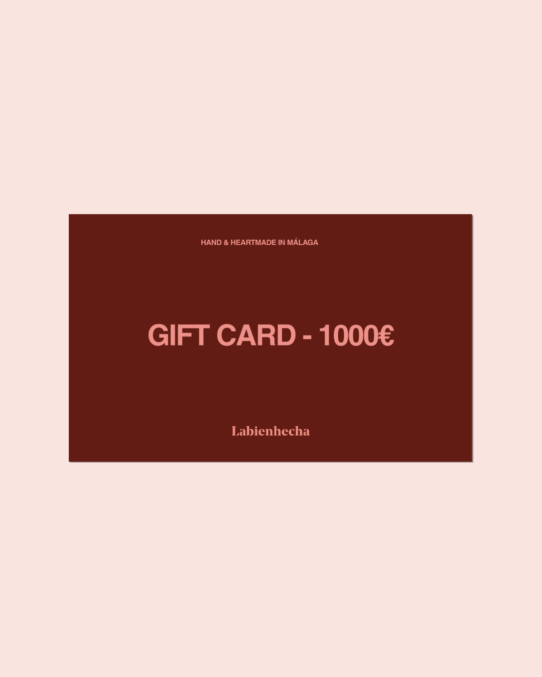 El Milagro 3.0 gift card.