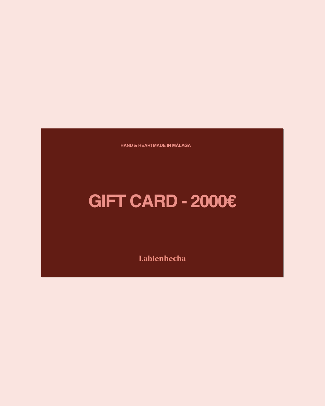El Milagro 3.0 gift card.