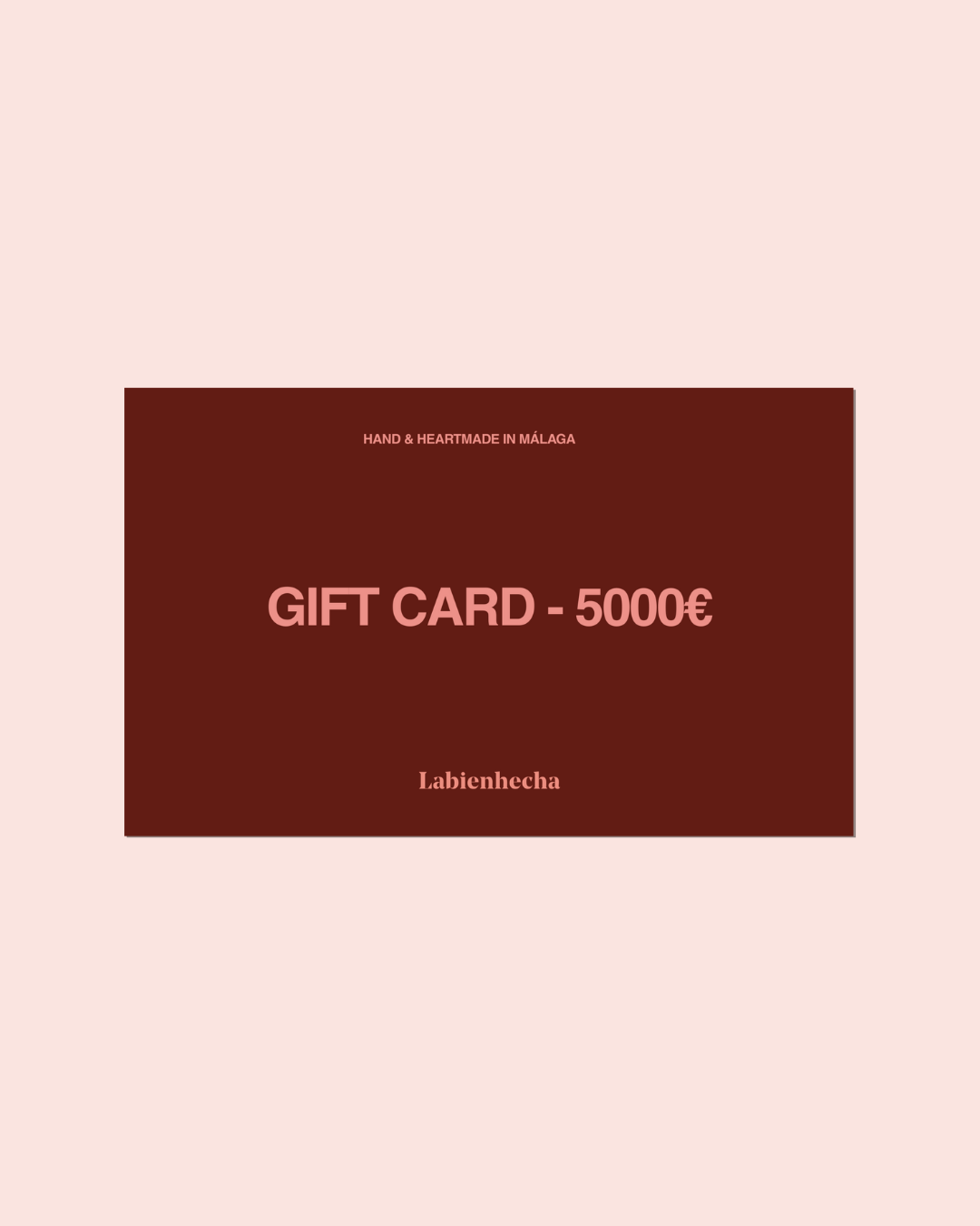 El Milagro 3.0 gift card.