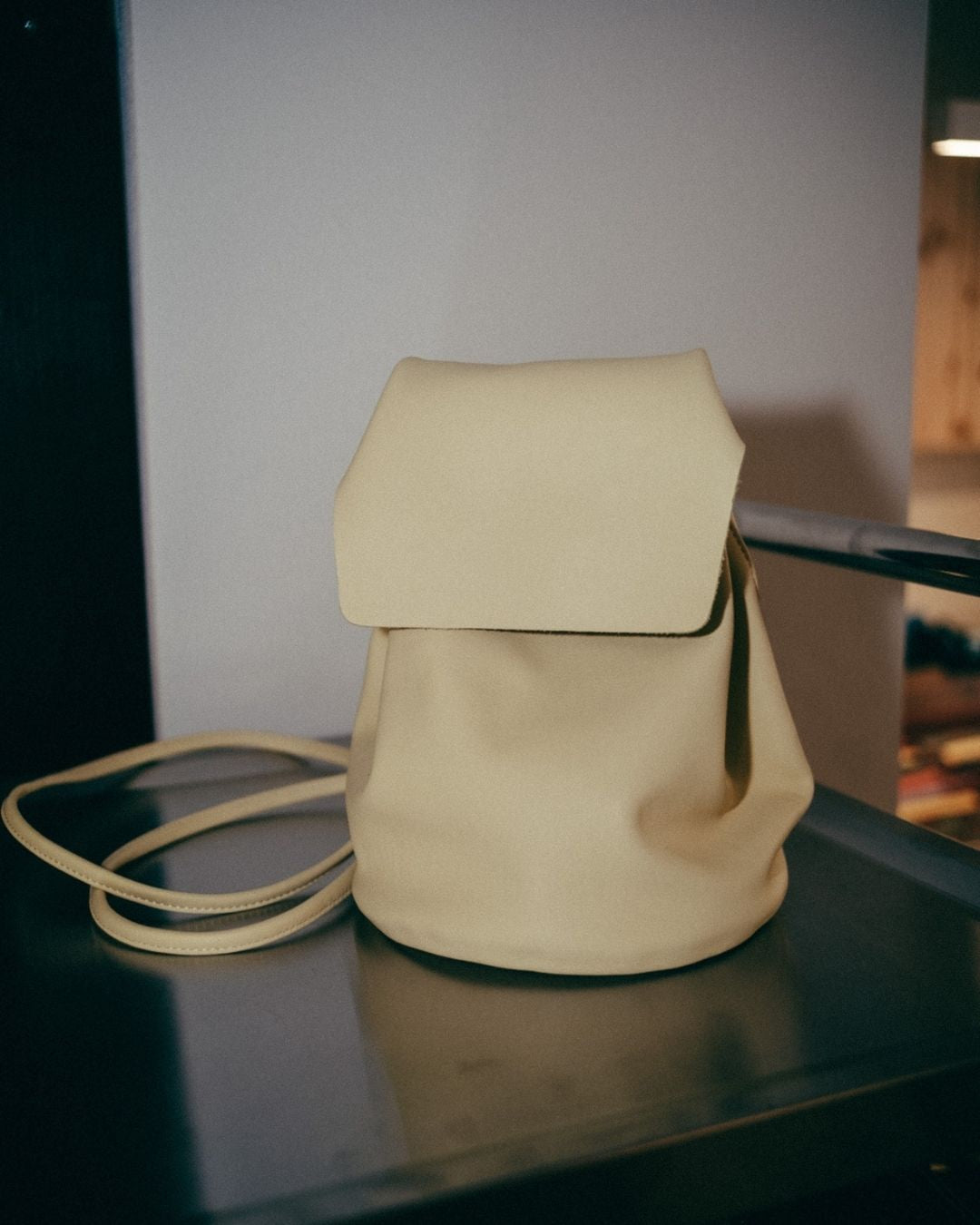 Mini Leather Backpack - IRENE (La Bebé)