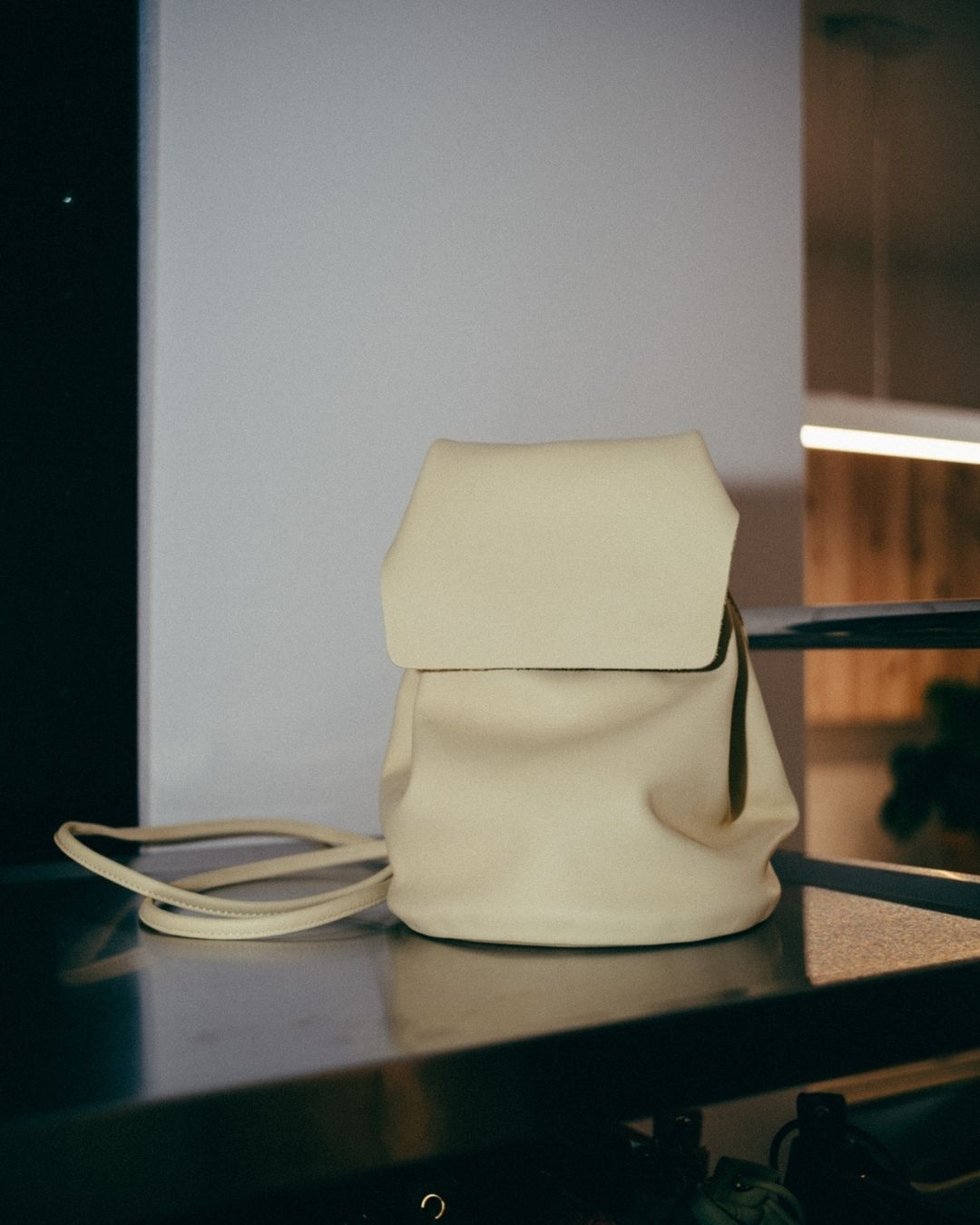 Mini Leather Backpack - IRENE (La Bebé)