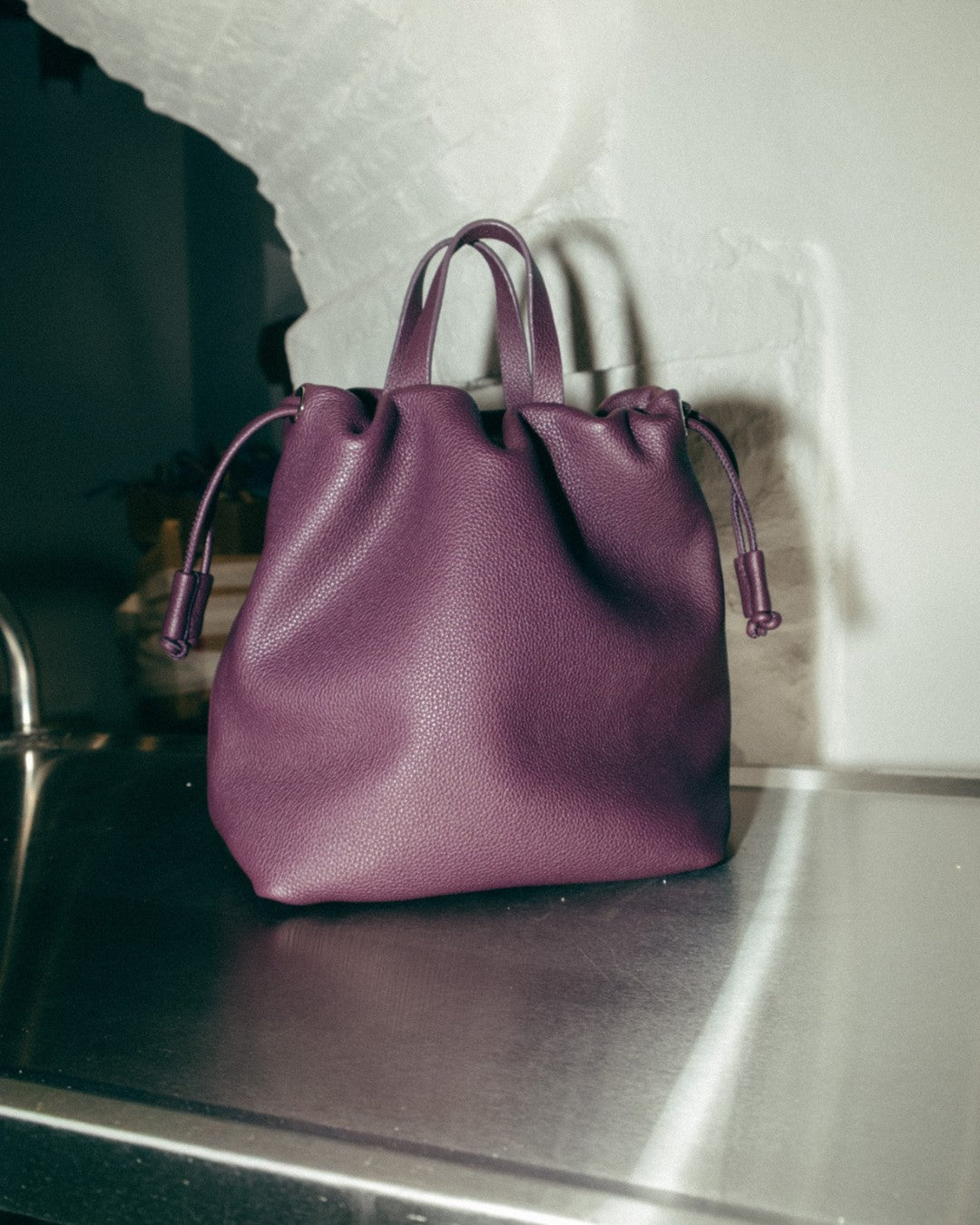ÁNGELA - Bolso Bombonera Piel