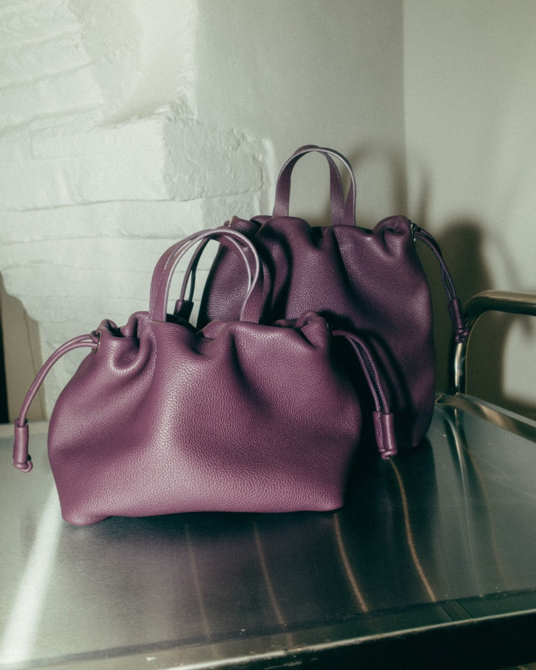 ÁNGELA - Bolso Bombonera Piel