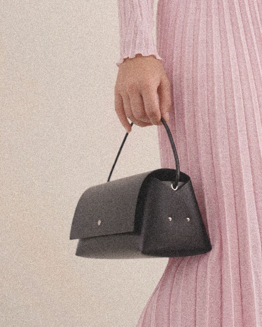 AMPARITO ORIGAMI - Bolso Piel