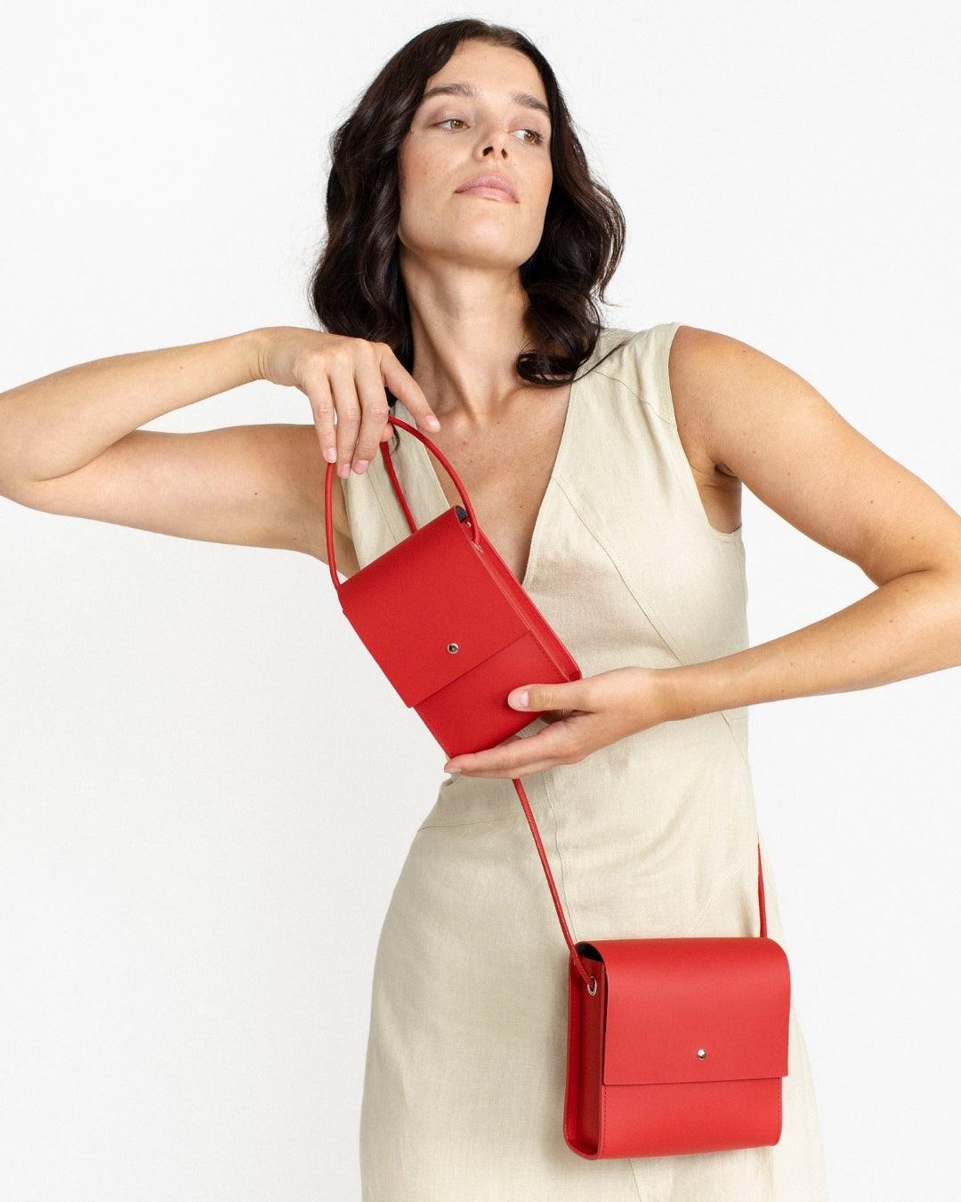 Carmelita - Bolso Cuero Reciclado