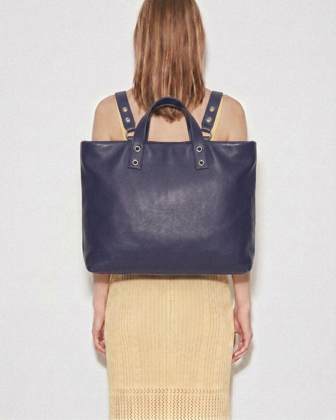 Doña Dolores - Mochila maletín extra grande en piel XL