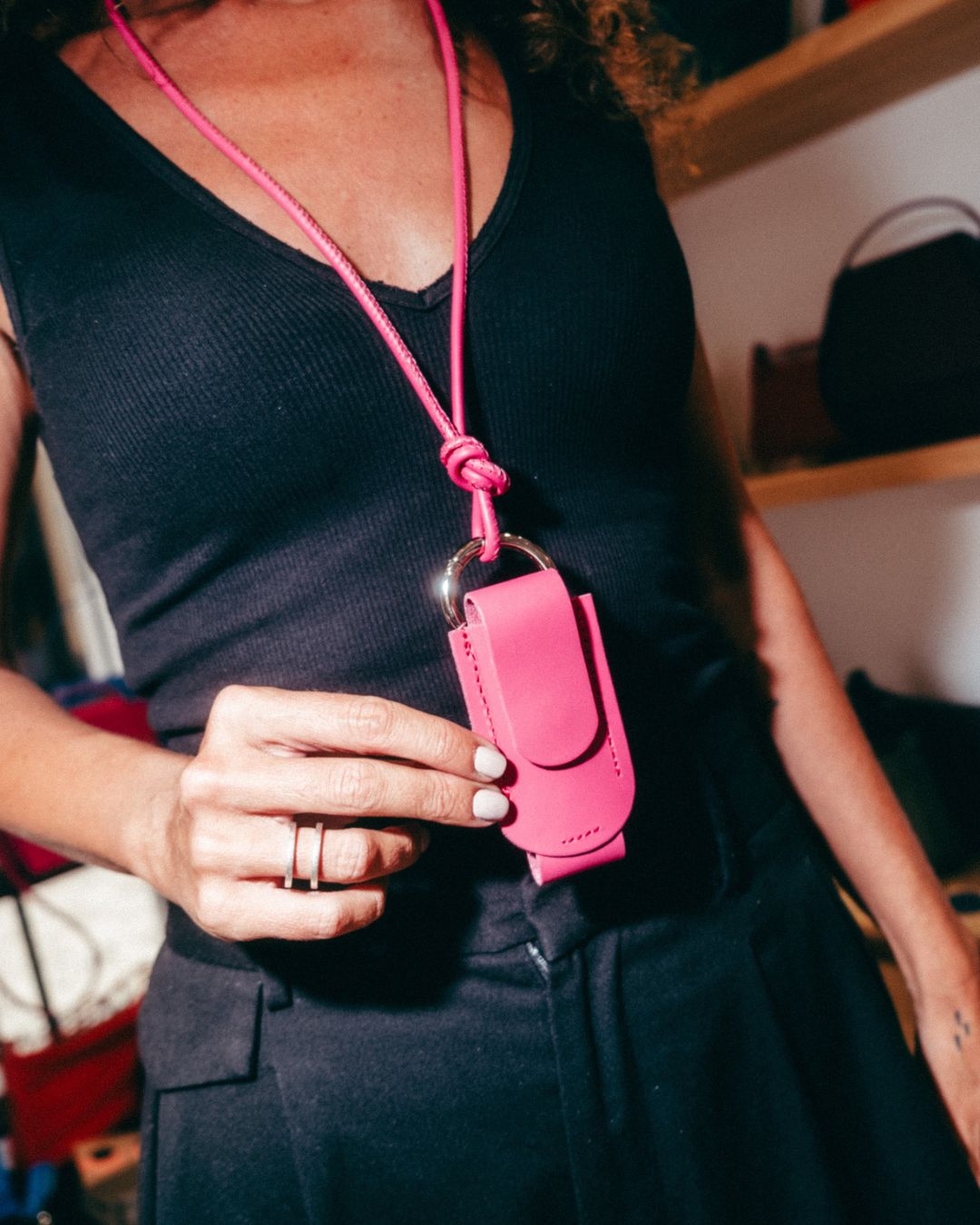 THE DOUBLE C - THE "ALWAYS AT HAND" - LIP BALM HOLDER & LIGHTER