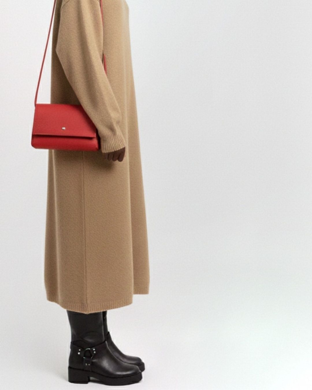 AMPARITO ORIGAMI - Bolso Piel