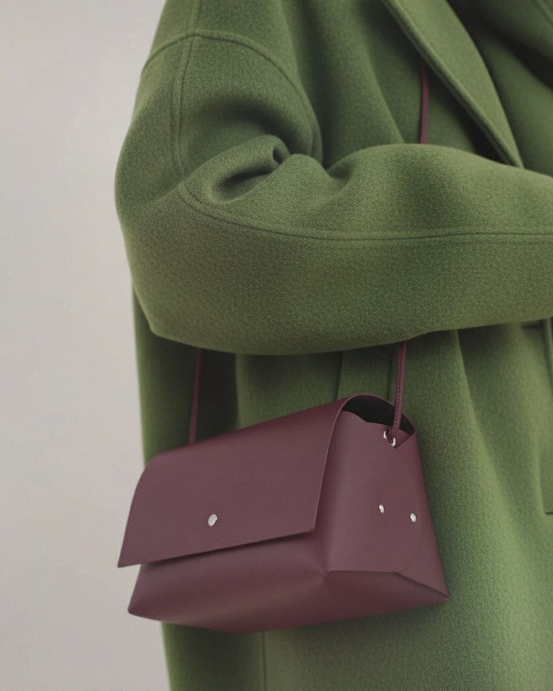 AMPARITO ORIGAMI - Bolso Piel