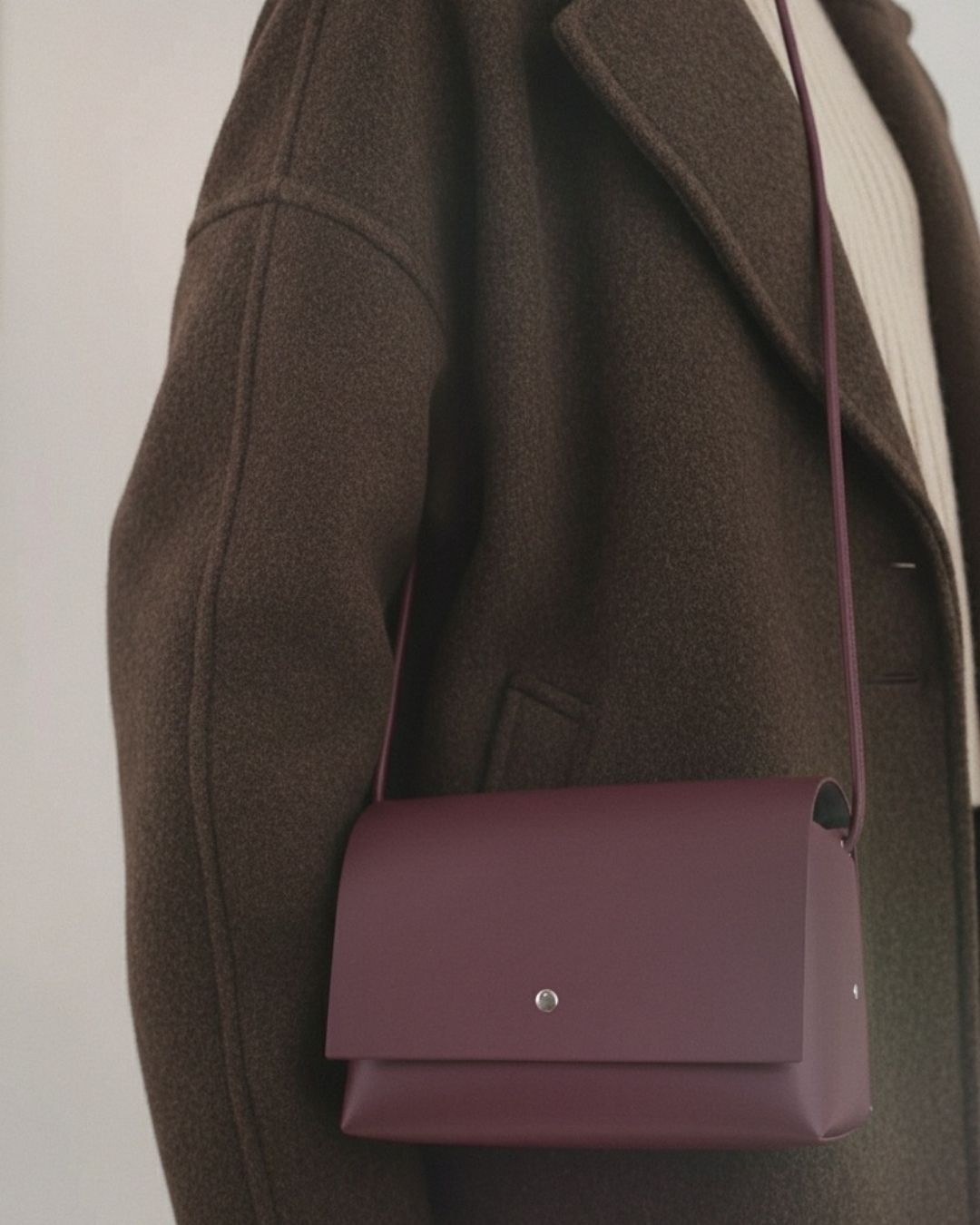 AMPARITO ORIGAMI - Bolso Piel