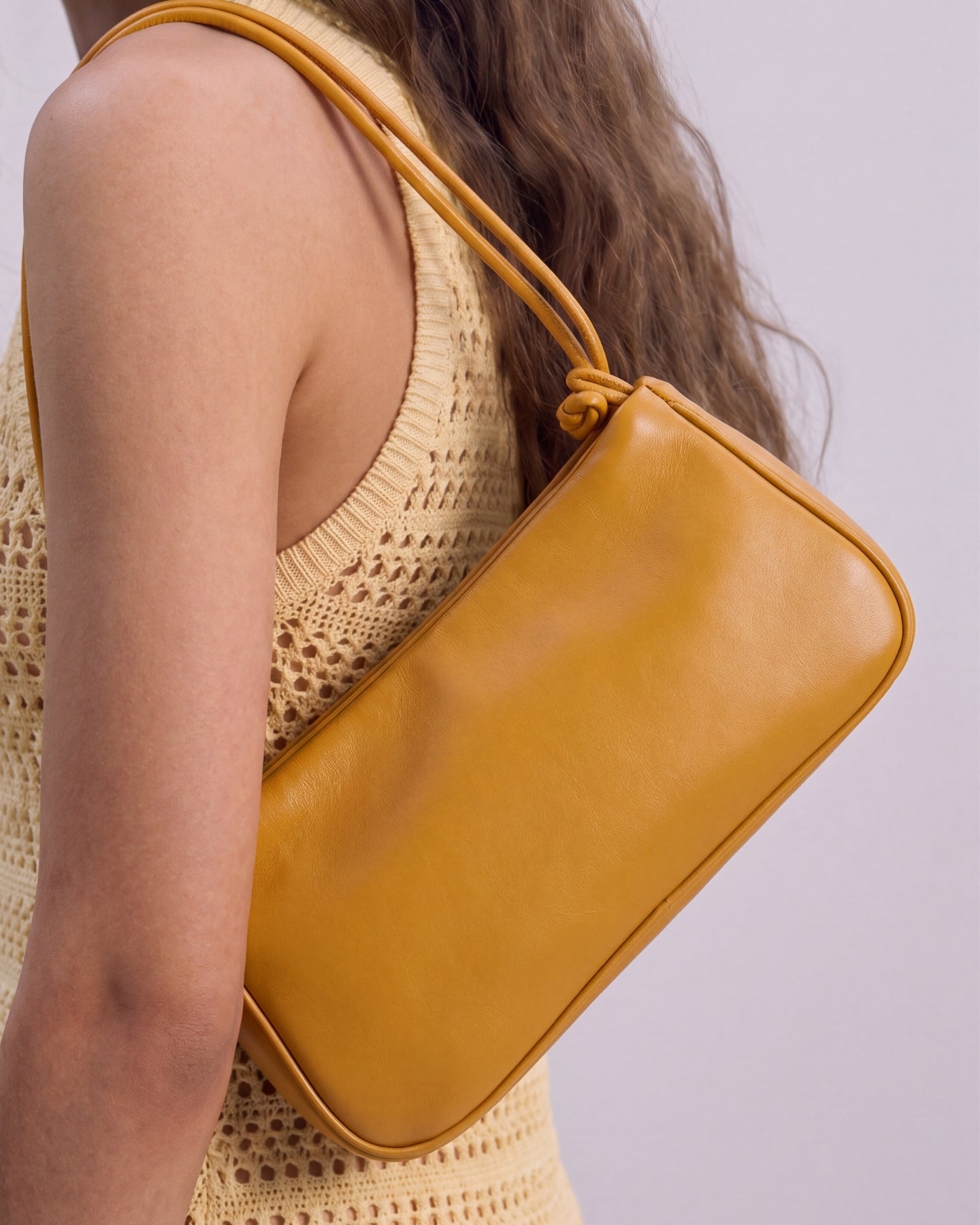 Loli - Medium leather bag with cord · The Summer Window