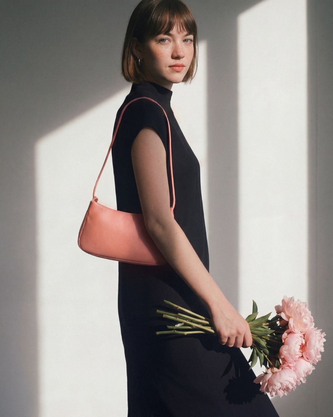 Lolita - Leather drawstring bag
