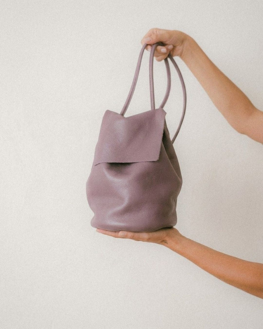 Mini Leather Backpack - IRENE (La Bebé)