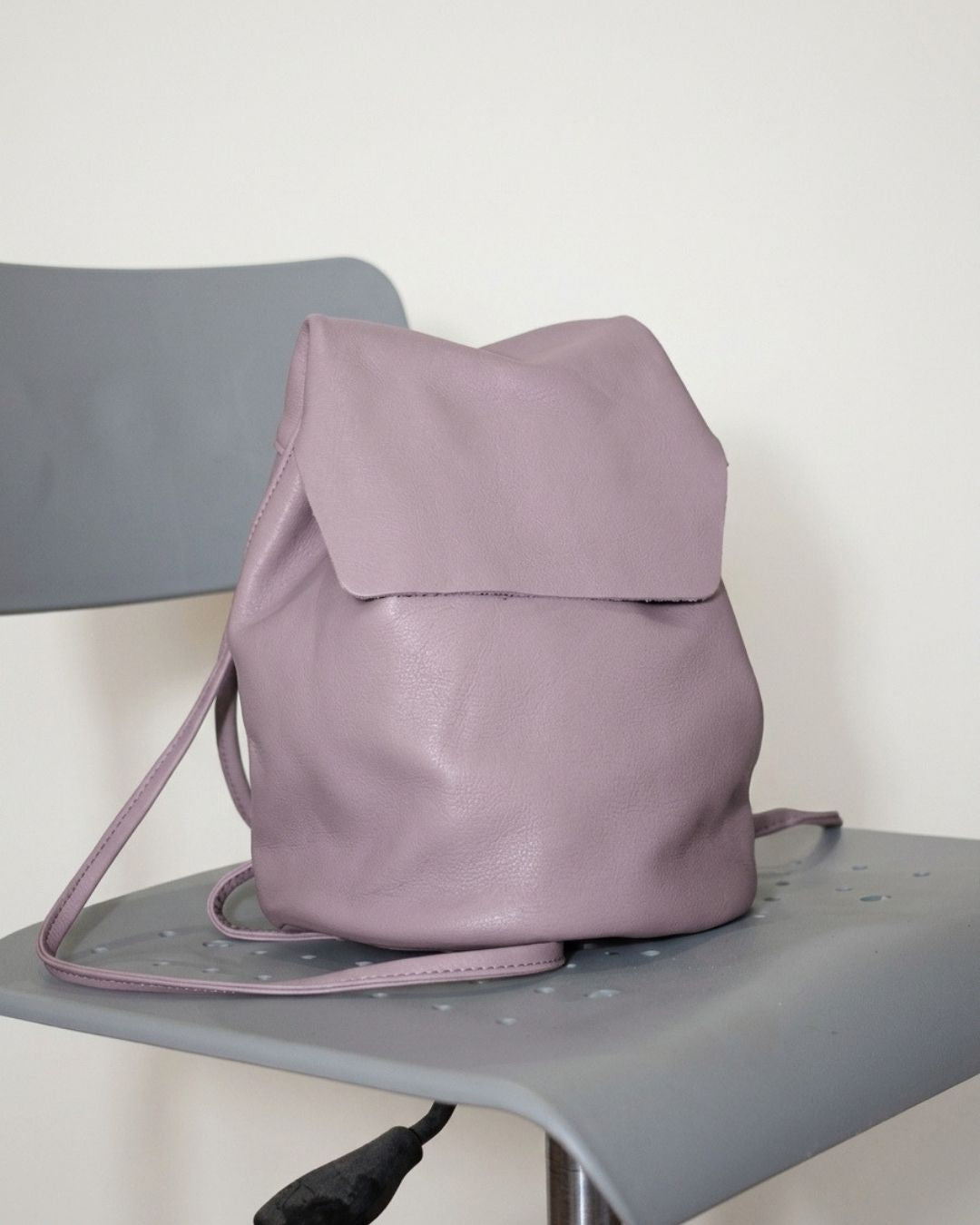 Mini Leather Backpack - IRENE (La Bebé)