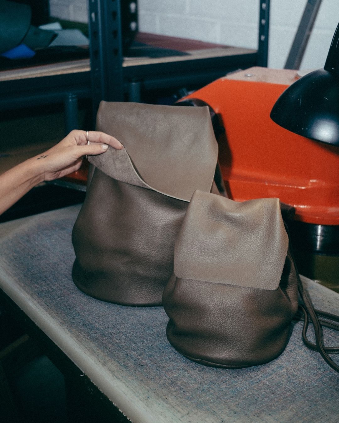 Leather Backpack - IRENE X OA