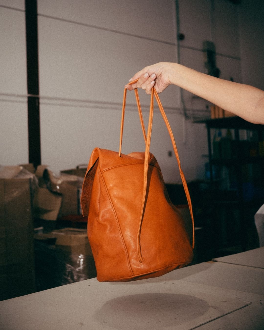 Leather Backpack - IRENE X OA