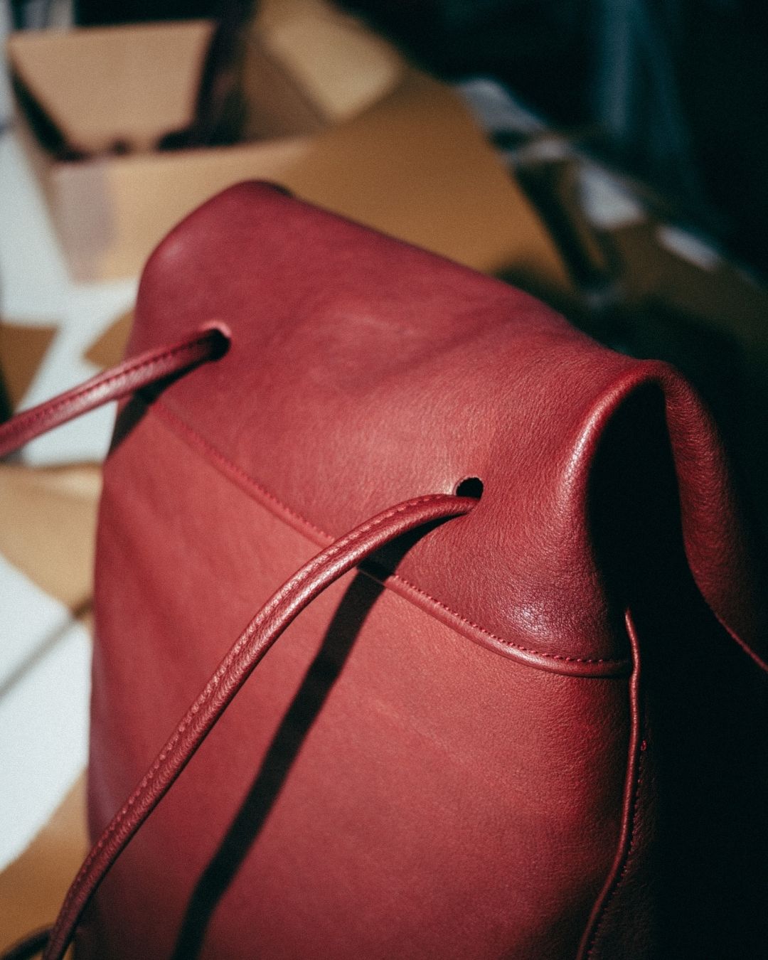 Leather Backpack - IRENE X OA