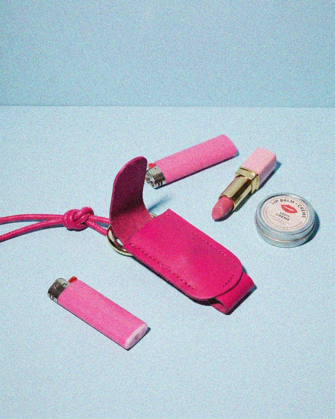 THE DOUBLE C - THE "ALWAYS AT HAND" - LIP BALM HOLDER & LIGHTER