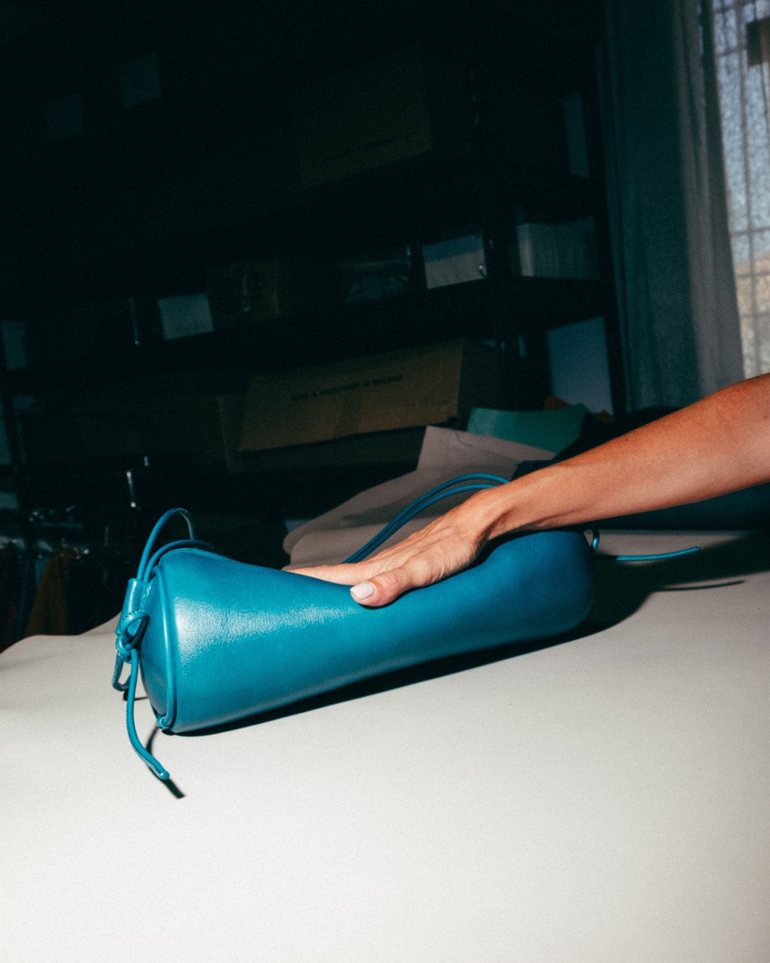 ALMA - Leather Tube Bag