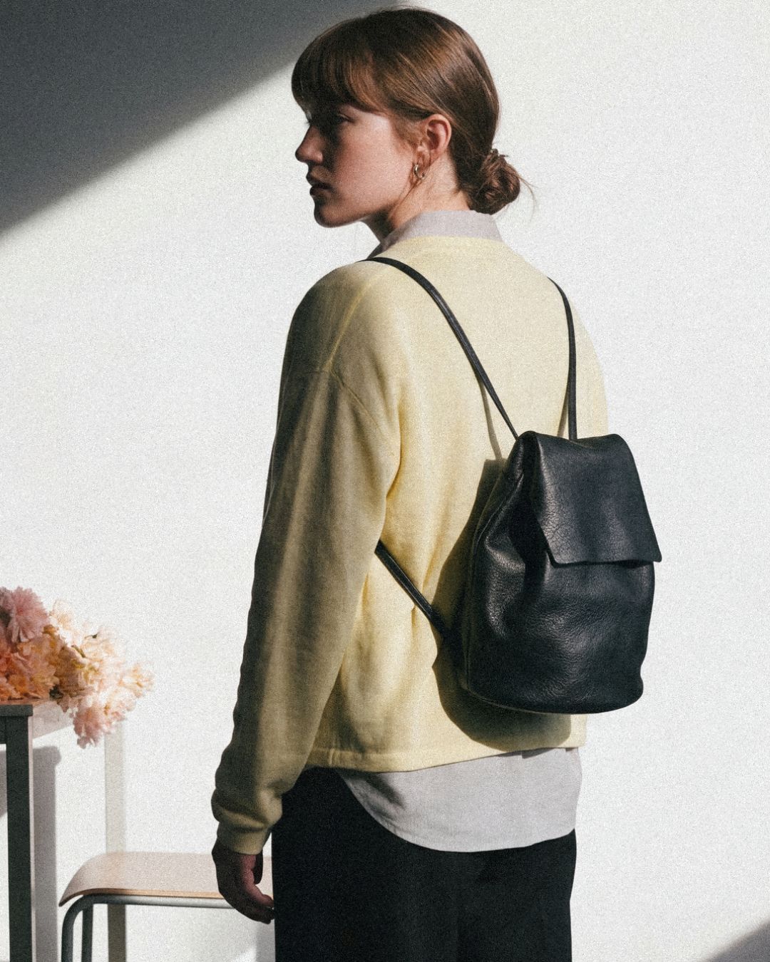 bebe leather backpack Mini Leather Backpack