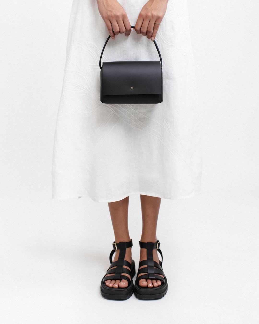 AMPARITO ORIGAMI - Bolso Piel