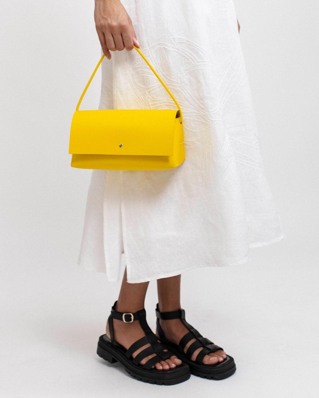 Amparo Origami - Recycled Leather Handbag