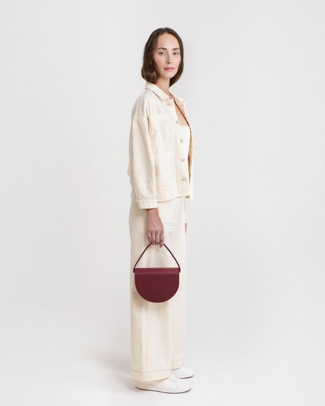 Bernardita - Bolso Cuero Reciclado