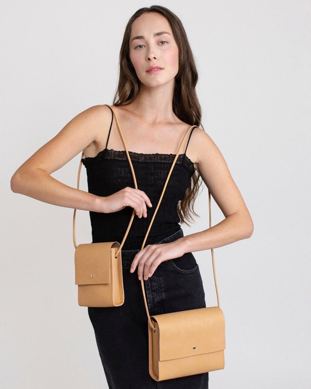 Carmelita - Bolso Cuero Reciclado