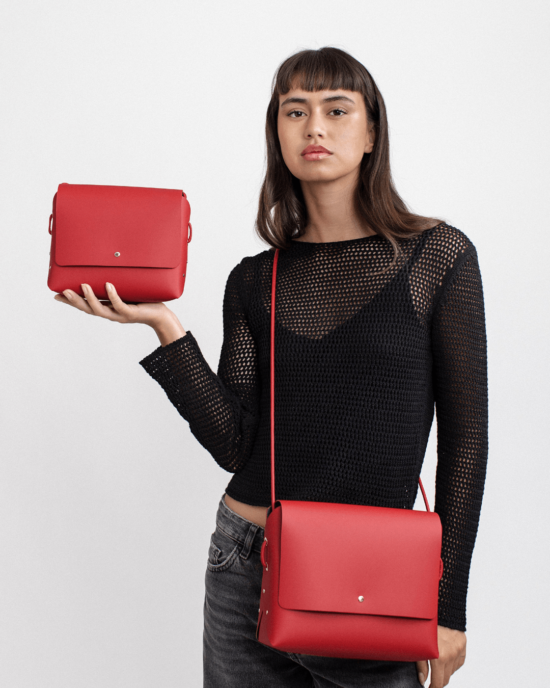 Encarnita Origami - Recycled Leather Handbag