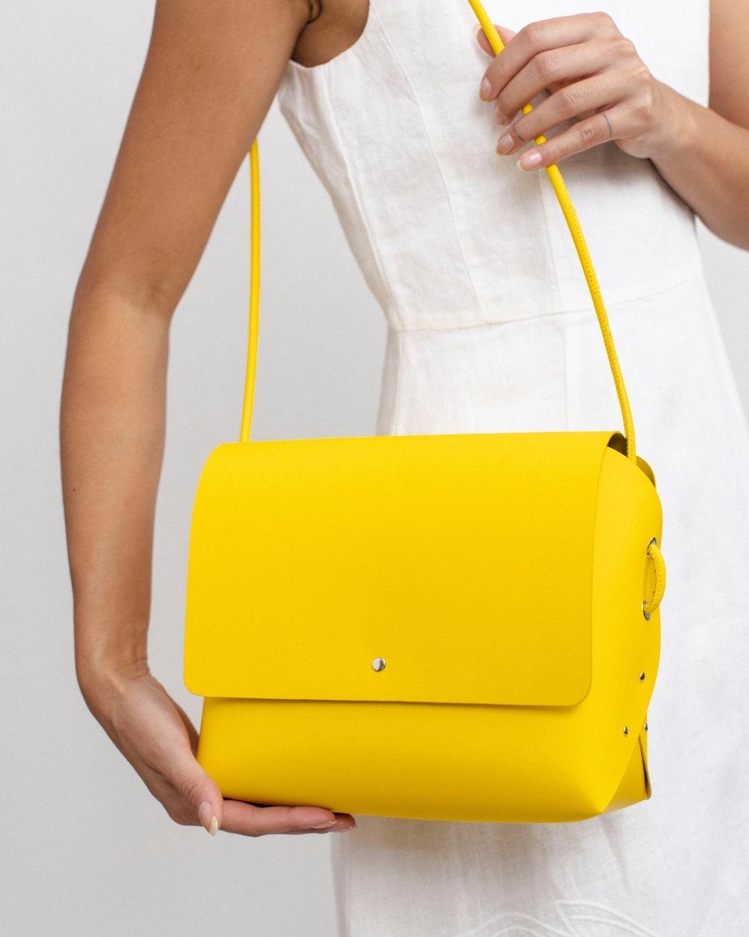 Encarna Origami - Bolso Cuero Reciclado