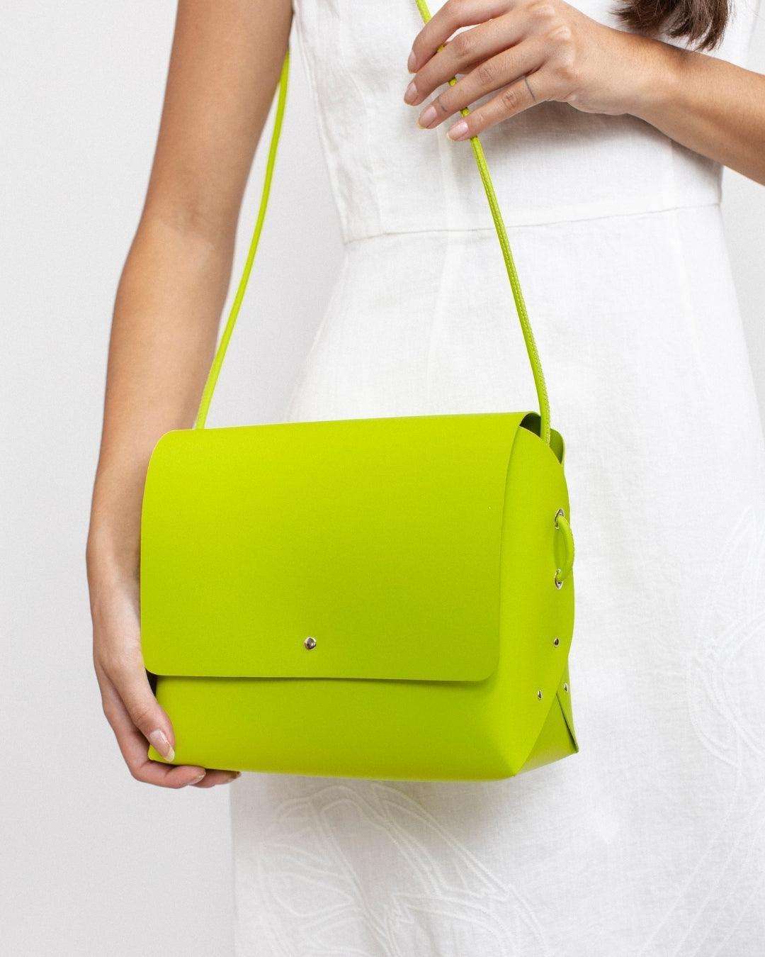 Encarna Origami - Bolso Cuero Reciclado