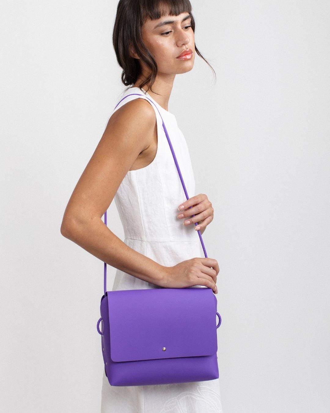 Encarna Origami - Bolso Cuero Reciclado
