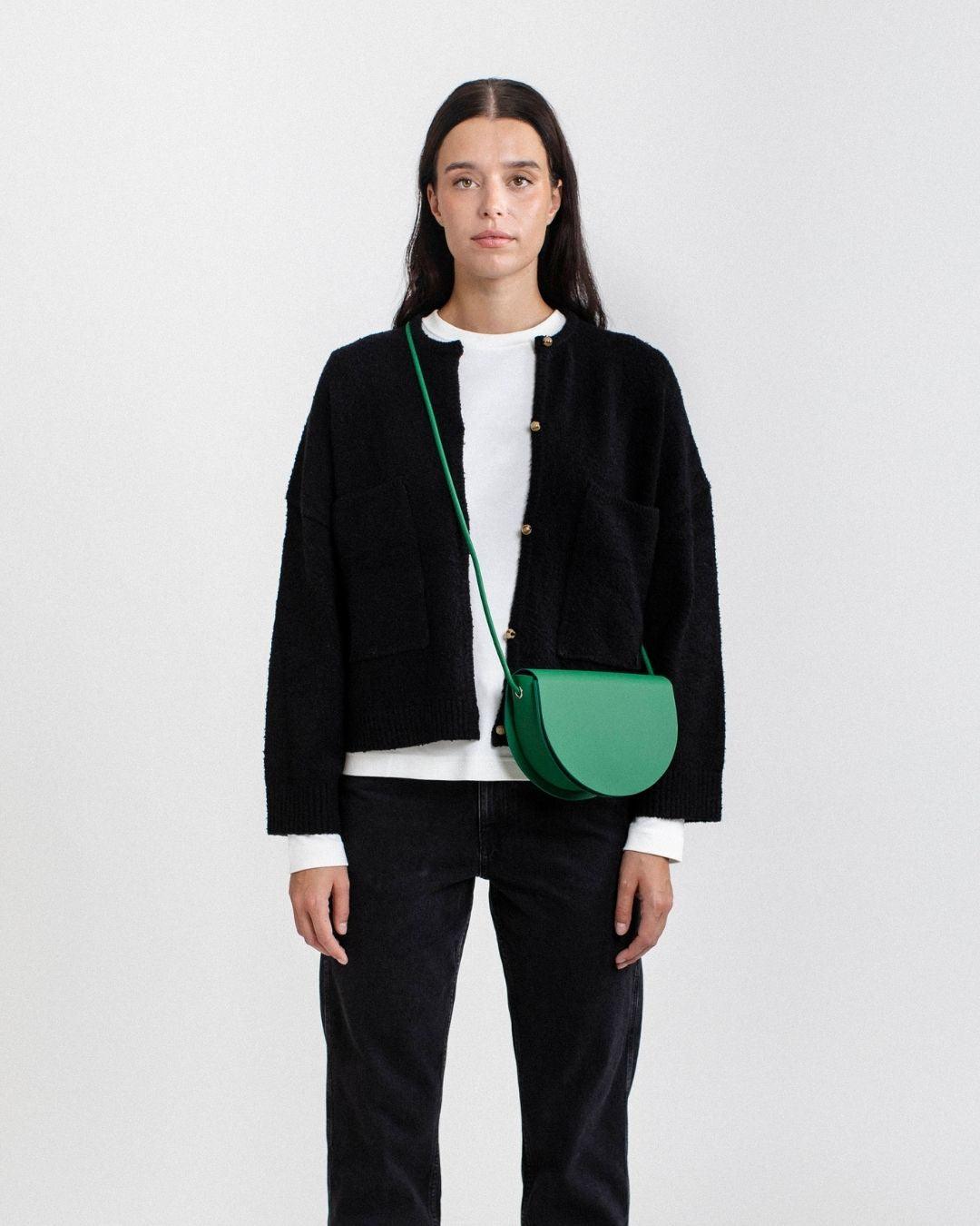 Bernardita - Bolso Cuero Reciclado