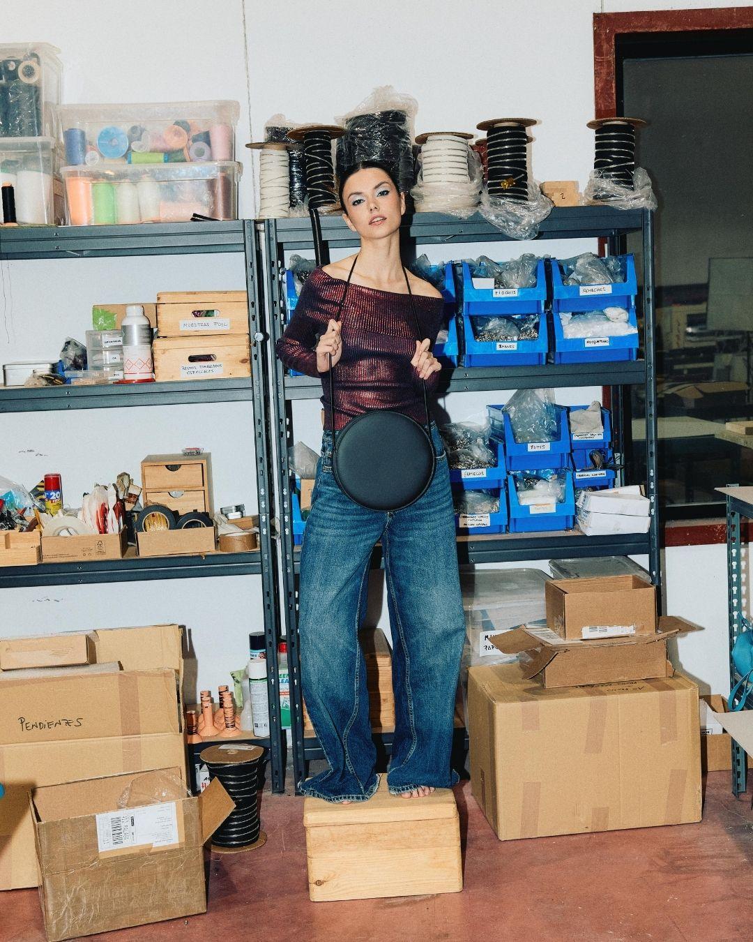 Marcela - Bolso Cuero Reciclado