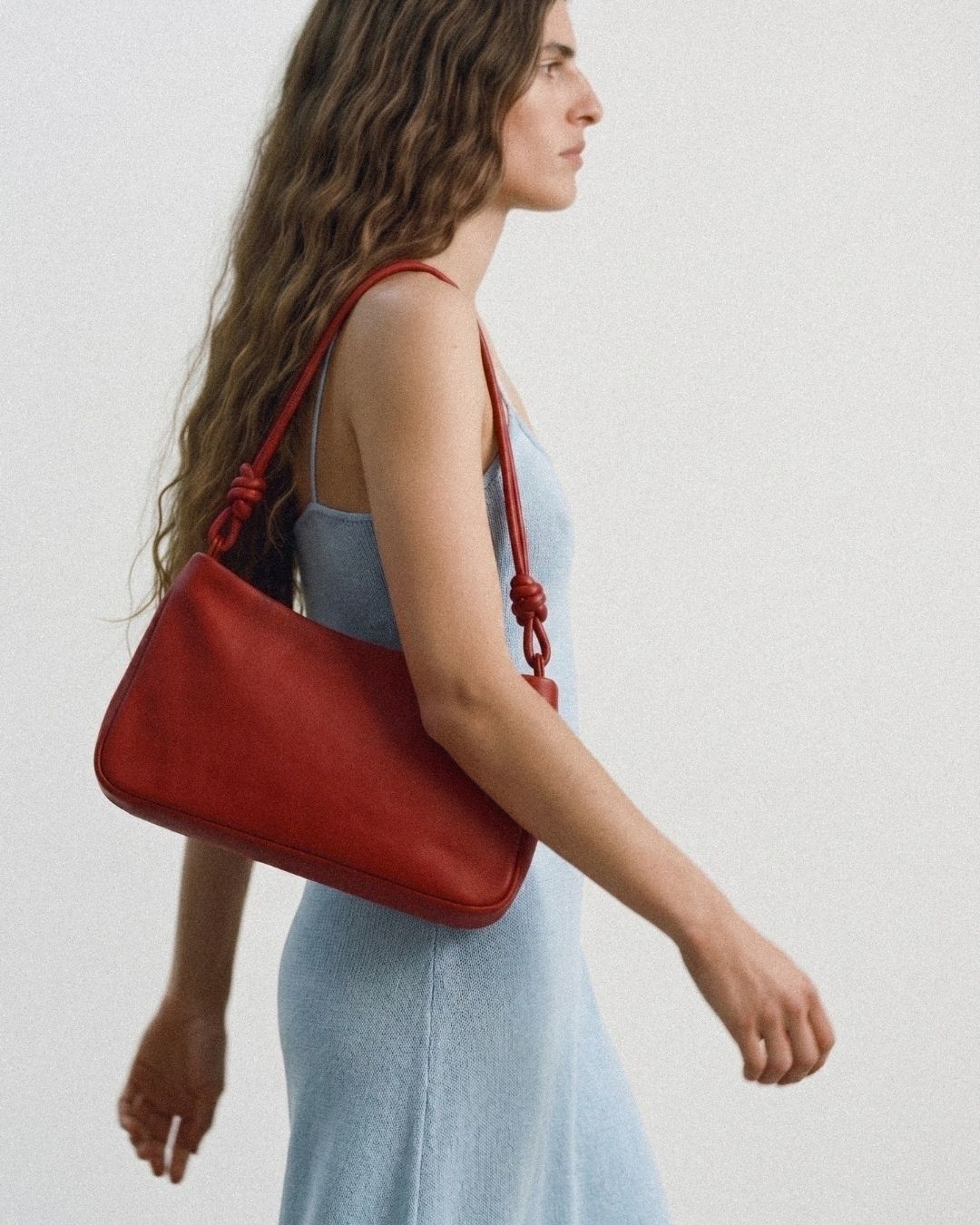MariLoli - Bolso grande en piel con cordón