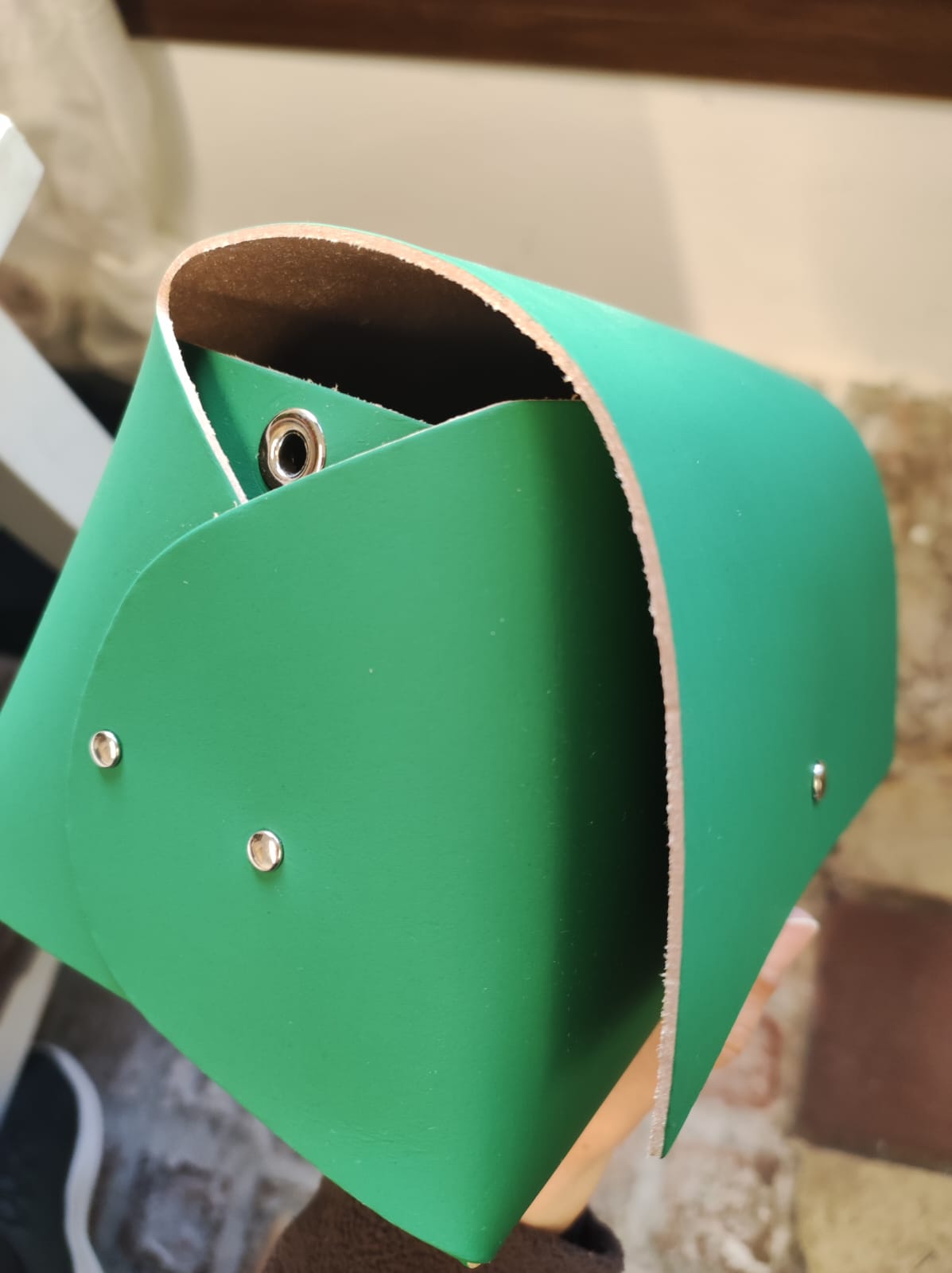 BOLSOS CON HISTORIA - Amparito Origami - Verde Trébol
