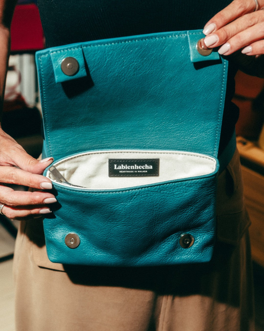 FERNANDITA - Leather Bum Bag with Belt