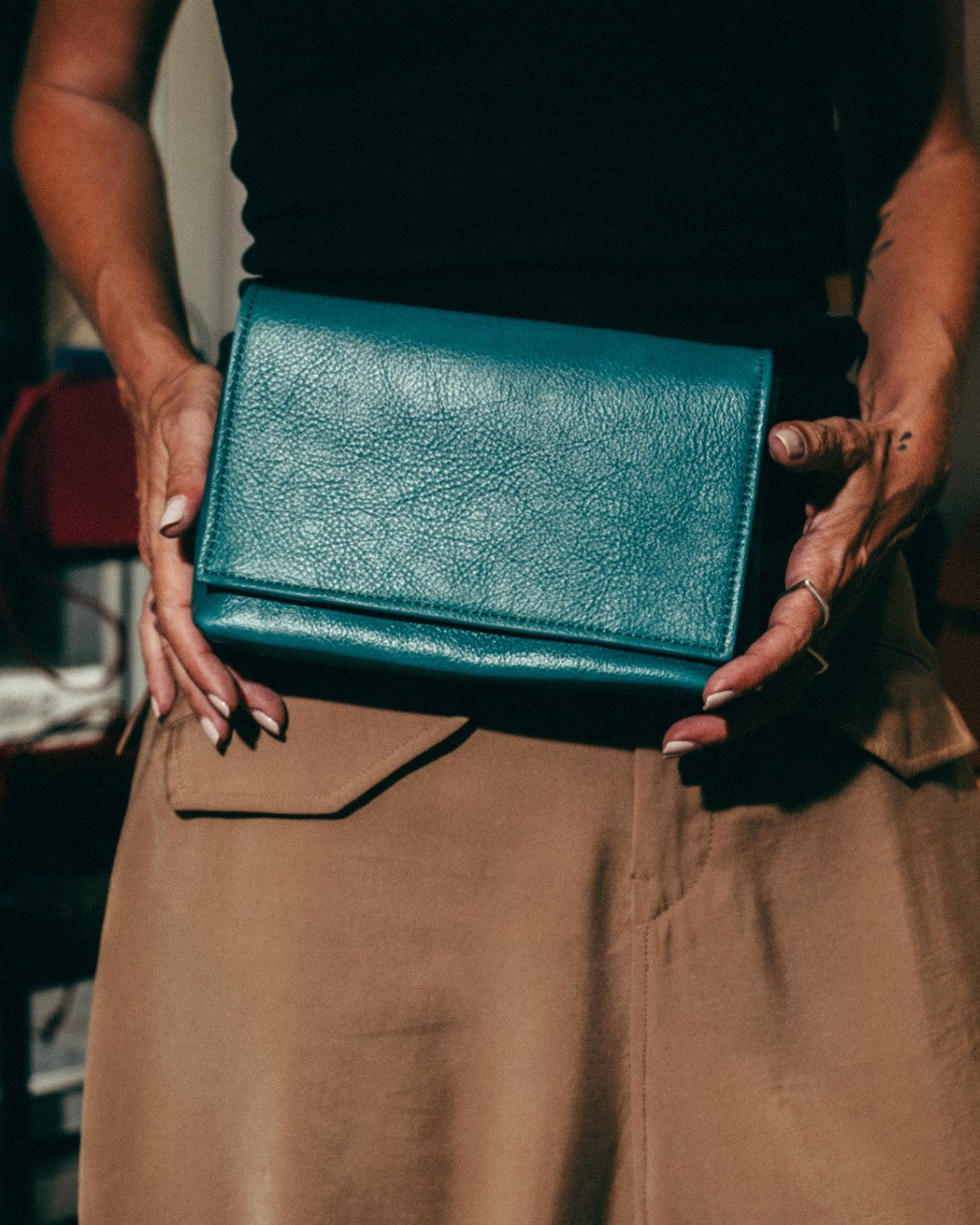 FERNANDITA - Leather Bum Bag with Belt
