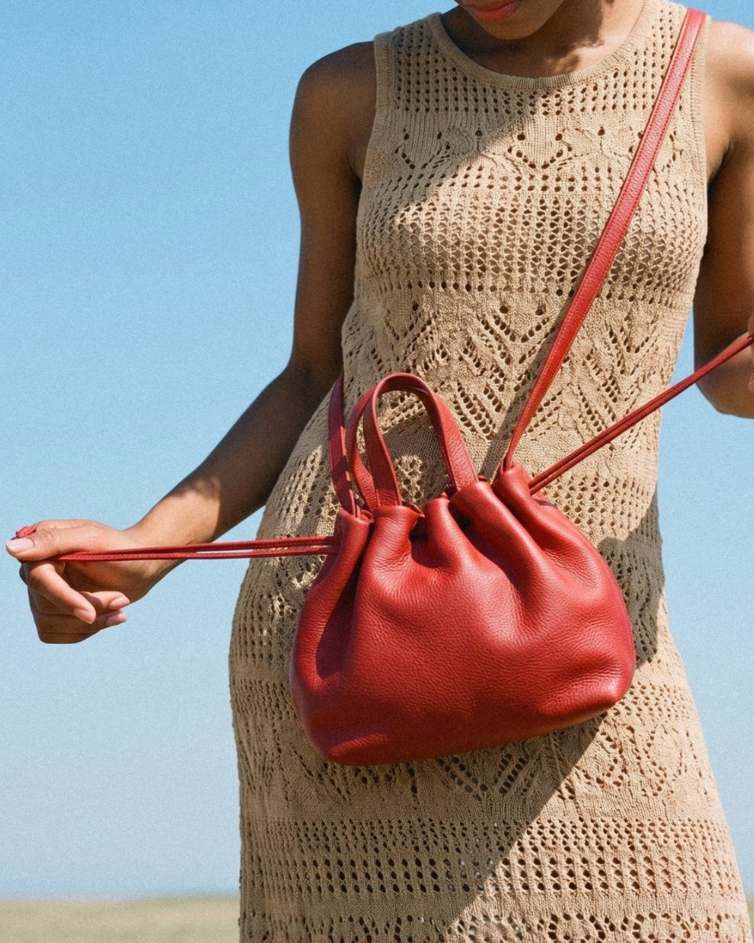 ANGELINES - Bolso Bombonera Piel