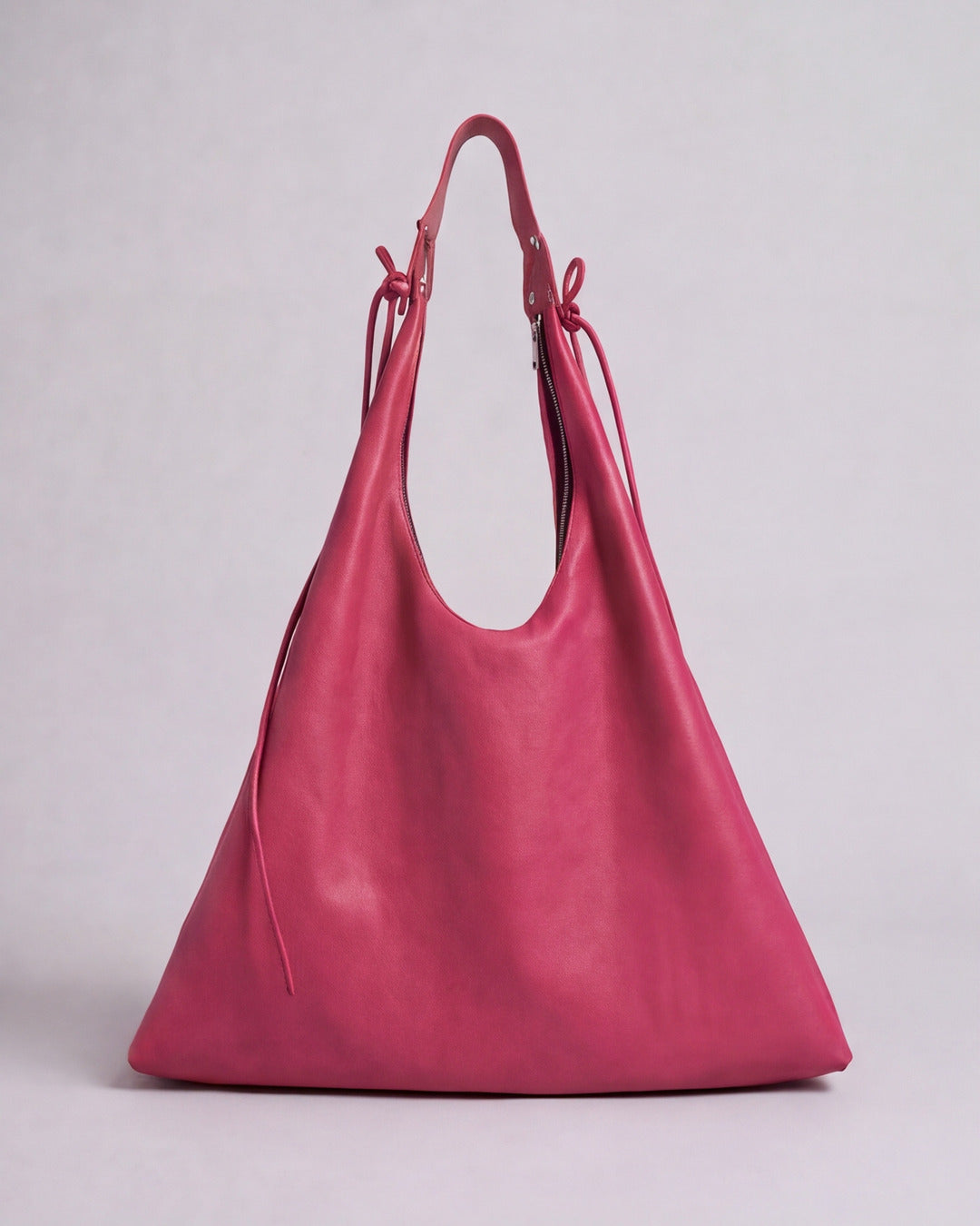 Doña Lola - Bolso grande XL en piel fresa — Labienhecha
