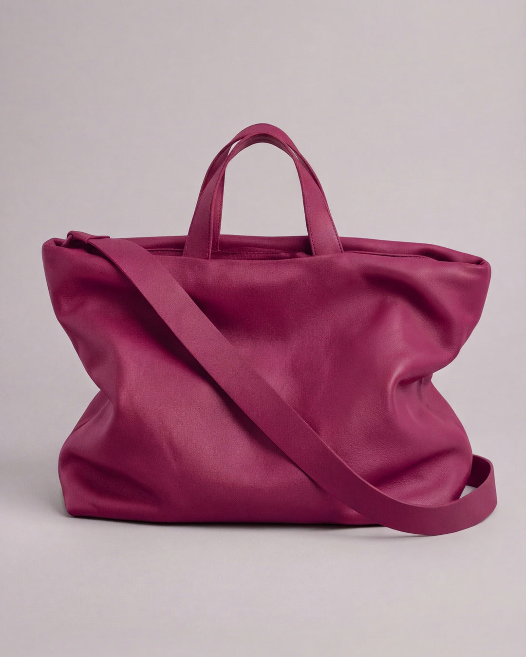JUANA - Bolso en piel frambuesa — Labienhecha