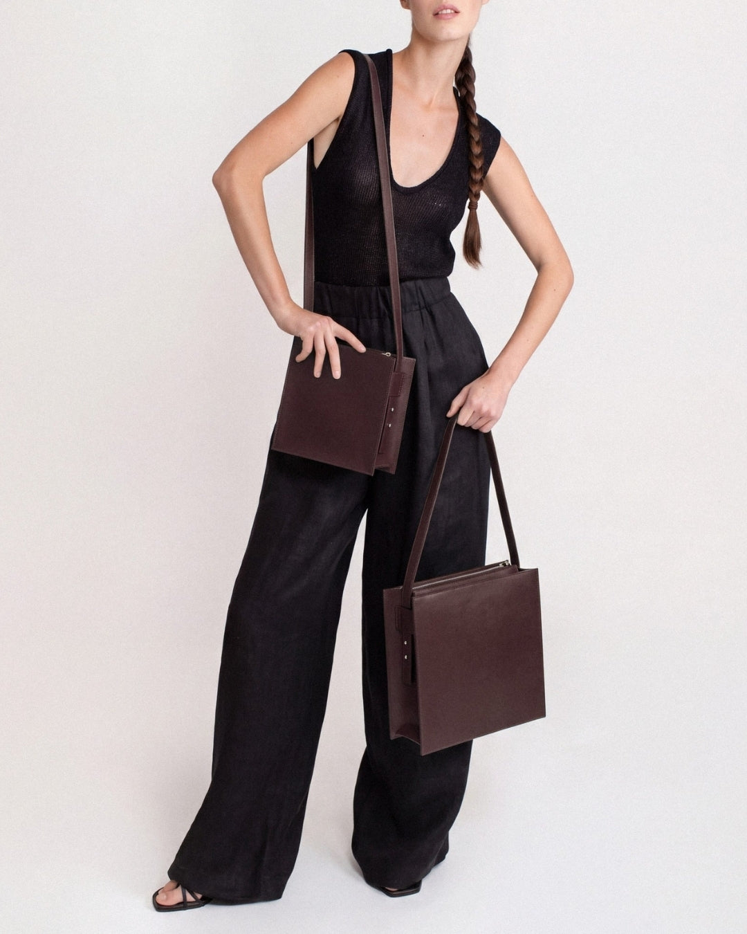 Sofía Madre in Wine leather · large bag in vegetable-tanned leather, handmade in Málaga · Labienhecha