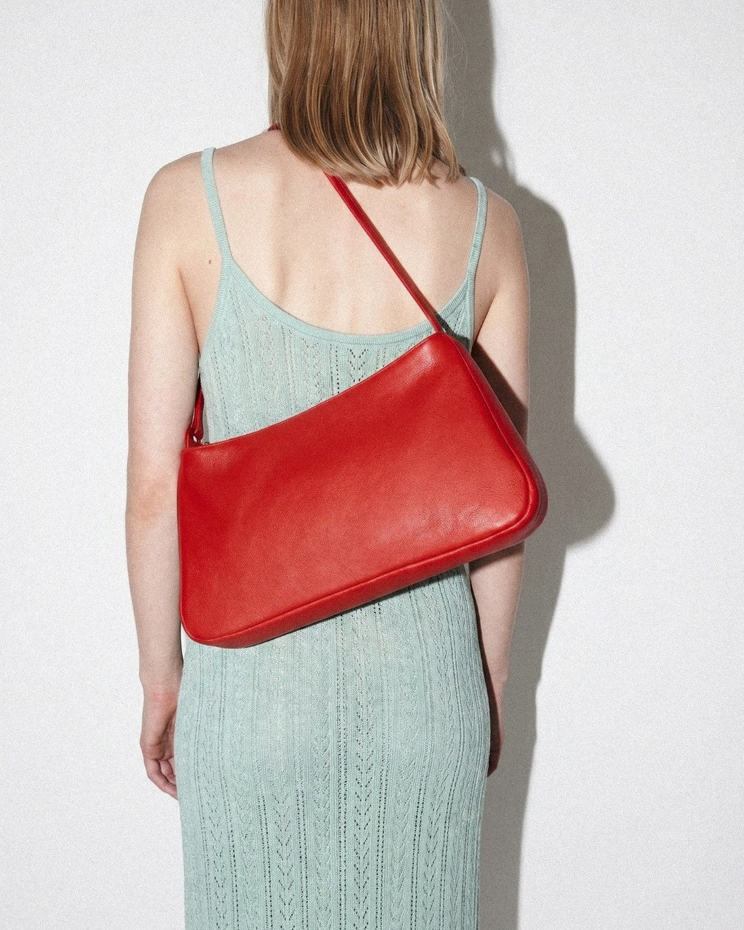 MariLoli - Bolso grande en piel con cordón