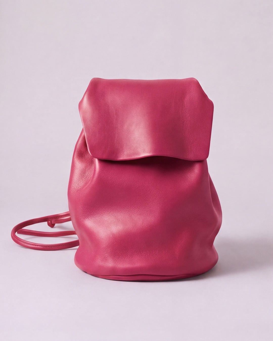 Mini Mochila IRENE La Bebé en piel fresa — Labienhecha