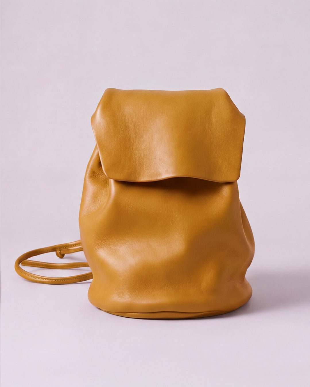 Mini Mochila IRENE La Bebé en piel polen — Labienhecha